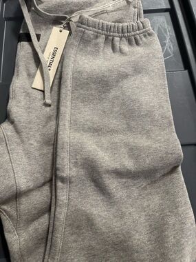 ESSENTIALS Kids Light Grey Jogger Sweatpants
